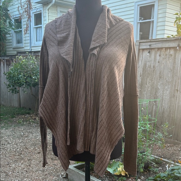 Black Halo Brown Women's Poncho Sweater - Picture 1 of 3